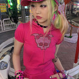 Vintage Y2g Shirts Autumn Women's Y2g Top