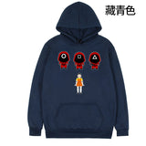 Squid Game Costume One Two Three Wooden Man Hooded Sweater