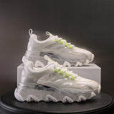 designer Sneaker Shoes Platform Height Increasing Fashion Sneakers Four Seasons Breathable Casual Women's Shoes