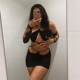 Music Festivals Rave Outfits Dress Summer Women's Sexy Slim Dress