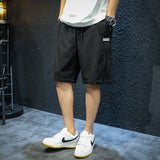 Men White Shorts Men's Summer Sports Trendy Loose Casual