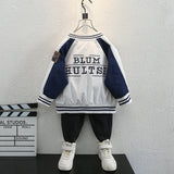 Toddler Boys Jackets Children's Clothing Boys Autumn Clothing Baseball Uniform Jacket