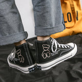 Canvas Shoes Ulzzang Low-Top Canvas Shoes Male Student Board Shoes Trendy Street Shooting Lovers Shoes