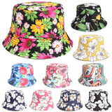 Bucket Hat Fishing Cap Cotton Print Fisherman Hat Female Sun-Proof Bucket Hat Fashion Sun Hat