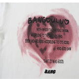 Men Sweater Heart Letter Printed Knitwear Men Loose Pullover