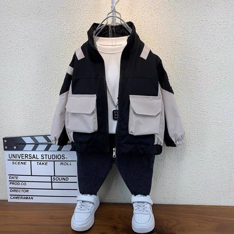 Toddler Boys Jackets Boys' Spring Coat Fashionable Workwear