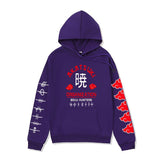 Anime Hoddies Clothing Fire Shadow Tissue Printed Hoodie