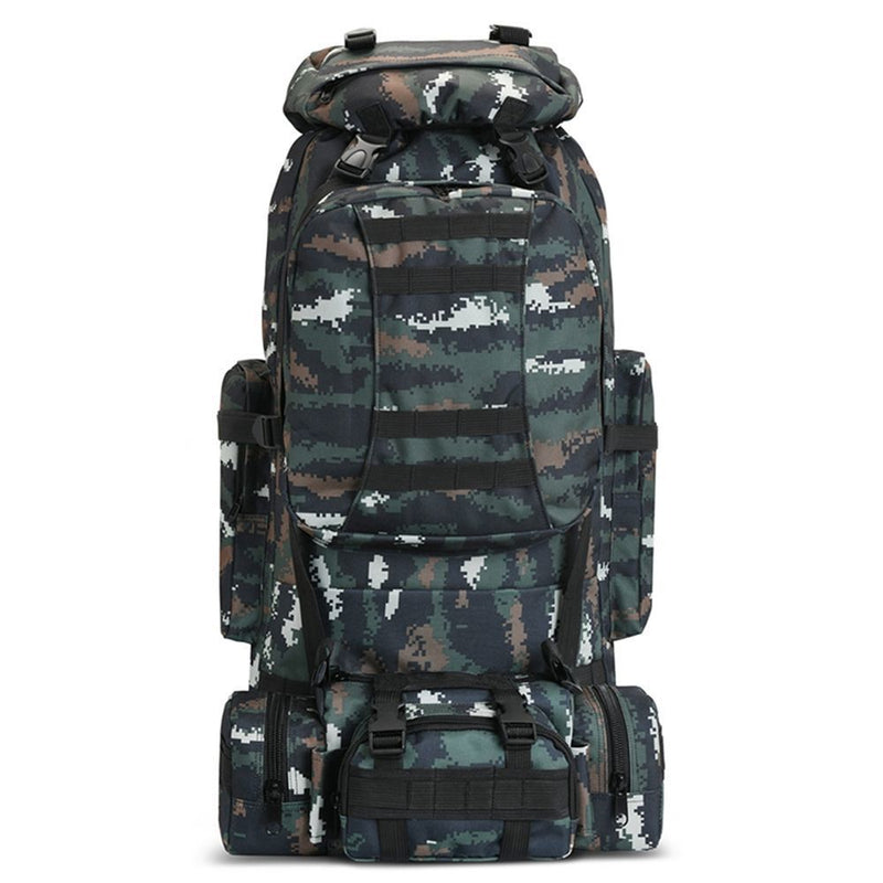 Hiking Backpacks 80 L Combination Backpack Detachable Backpack Shiralee Camouflage Waterproof