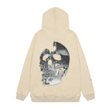 Revenge Hoodie Mechanical Skull Print Men's and Women's Hooded Sweater