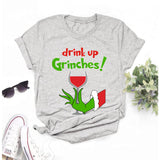 Men and Women Grinch Shirt Christmas Grinch Pattern T-shirt