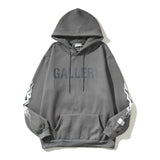 Kanye West Sunday Service Hoodie Flame Printed Hoodie Loose Casual Fleece