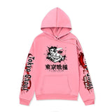 Anime Hoddies Tokyo Ghoul Tokyo Food Print Hoodie Coat