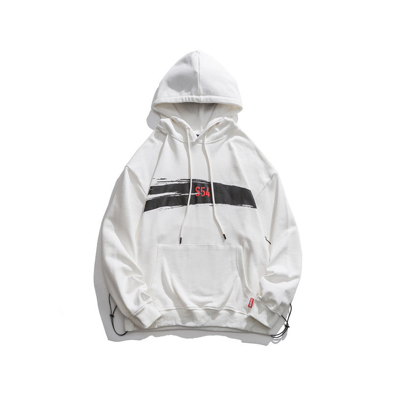 Men Graphic Hoodies Men's Autumn Printed Hoodie Couple Casual Loose