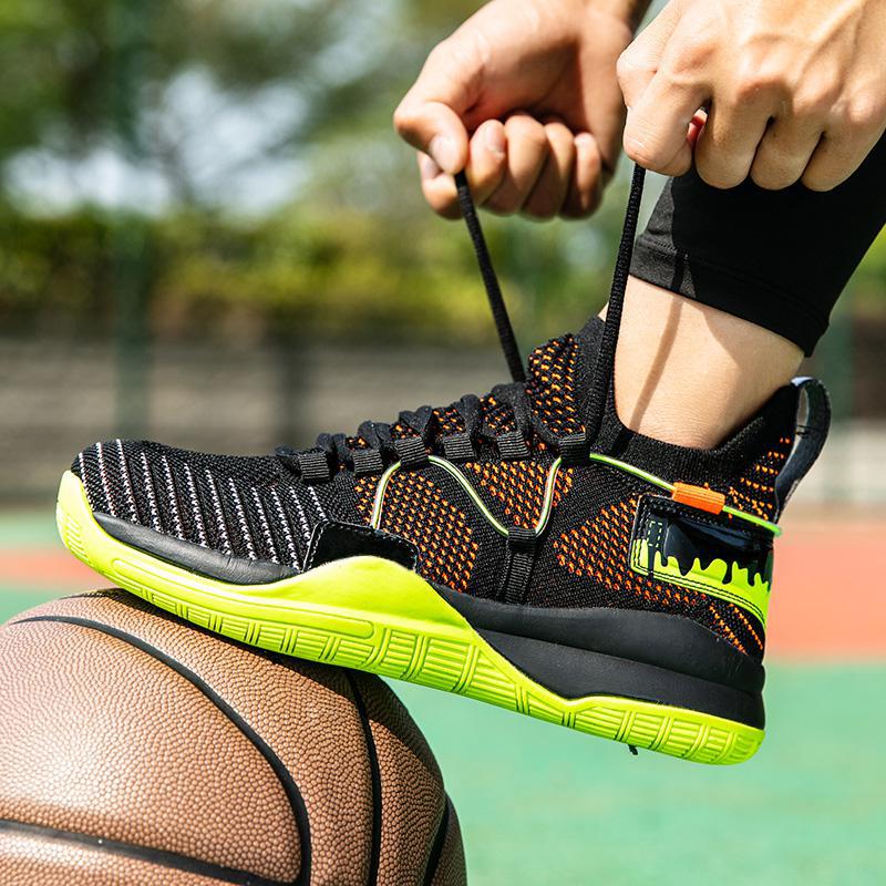 Men Basketball Shoeses Flying Woven Men Basketball Shoeses Men's Sneakers
