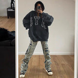 Askyurself Hoodie Hooded Sweater Trendy Loose Casual Hoodie for Men