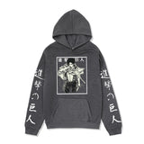 Anime Hoddies Autumn and Winter Fleece-Lined Hoodie Sun Man Attack on Titan Series Hoodie