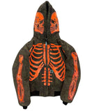 Skull Apparel Skull Hooded Sweater Cardigan