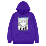 Anime Hoddies Blue Period Printed Long-Sleeved Top Hooded Sweater