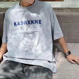 Men T-Shirts Loose Half-Sleeve Top