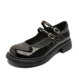 Mary Jane Shoes Leather Shoes Pumps