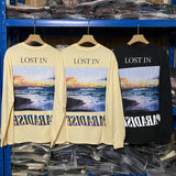 Askyurself T Shirt Casual Loose Long Sleeve T-shirt for Men