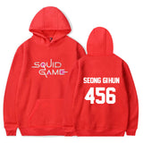 Squid Game Costume Pullover Hoodie Sweatshirt