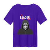 Squid Game Costume printed loose cotton round neck short sleeve t-shirt for women