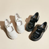Mary Jane Shoes Women'S Genuine Leather Shoes Leather Shoes Jk Shoes