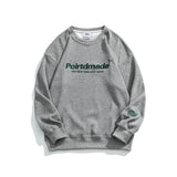 Crew Neck Sweatshirts for Men Men's Clothing Retro Alphabet Printed Crew Neck Sweatshirt