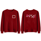 Squid Game Costume Men's and Women's round Neck Sweater