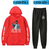 Never Broke Again Hoodie Hoodie Ankle Banded Pants Casual Suit