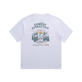 Men T Shitrs Pattern Print Loose