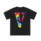 Vlone T Shirt Half Sleeve Men'S And Women'S Loose T-Shirt