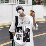 Men T-Shirts Printed Oversize Loose