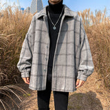 Men Shirts Woolen Coat Men's Cross-Border Loose
