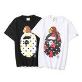 Bathing Ape T Shirt Summer Cartoon Anime Animal Print Short Sleeve T-shirt