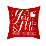 Valentine's Day Pillow Covers 4 Piece Random Styles Together, Home Pillow Cushion Cover