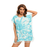 Coachella Music Festival Outfits Printed Tassel Casual Loose Beach