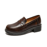 Mary Jane Shoes Jk Uniform Shoes Summer Vintage Leather Shoes Women