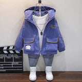 Toddler Boys Jackets Boys' Spring and Autumn Clothing Coat Anorak