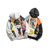 Men's Graphic Hoodies Men's Autumn Clothing Cartoon Print Sweatshirt Men's