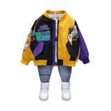 Toddler Boys Jackets Boys' Jacket Spring Baseball Uniform