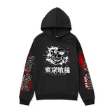 Anime Hoddies Tokyo Ghoul Tokyo Food Print Hoodie Coat