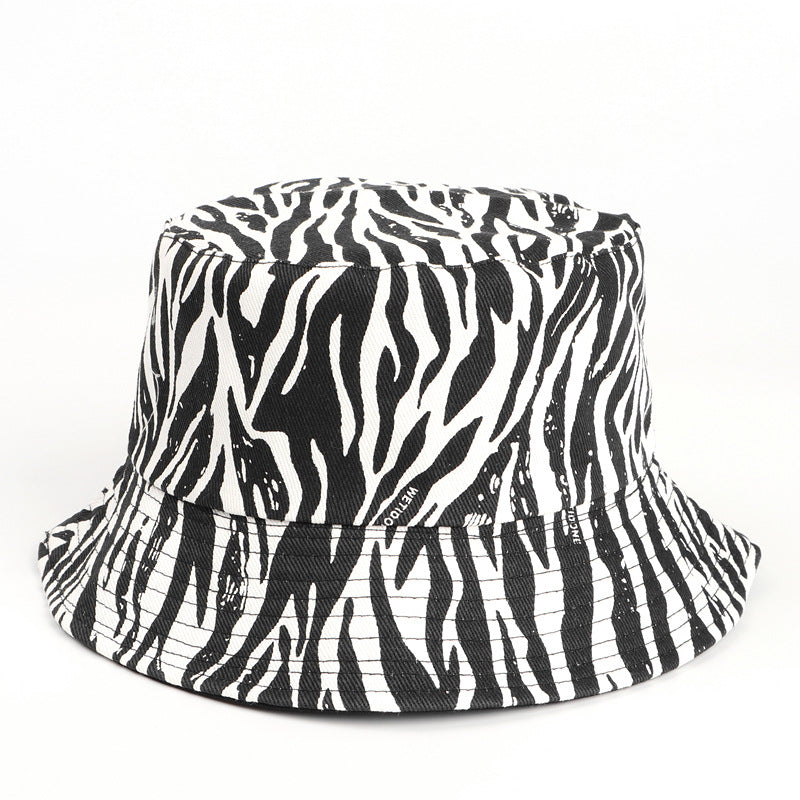 Bucket Hat Fishing Cap Cotton Print Fisherman Hat Vintage Print Fashion Sun Hat