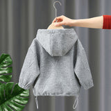 Toddler Boys Sweater Men's Sweater Spring and Autumn Hooded Clothes