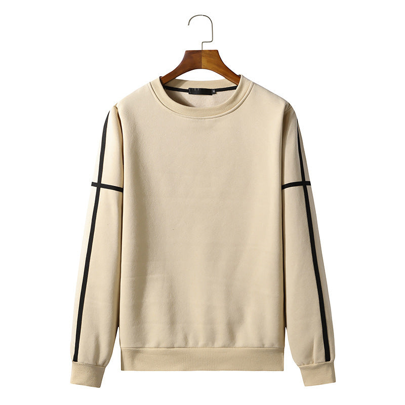 Men's Sweatshirt Men's round Neck Sweater Baggy Coat