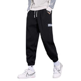 Grey Sweatpants Pure Cotton Track Pants Men's Autumn and Winter Loose Casual Pants