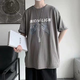 Men T-Shirts Loose Printed I Half Sleeve