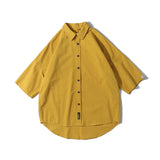 Men Shirts Summer Short Sleeve Shirt Men's Loose Casual