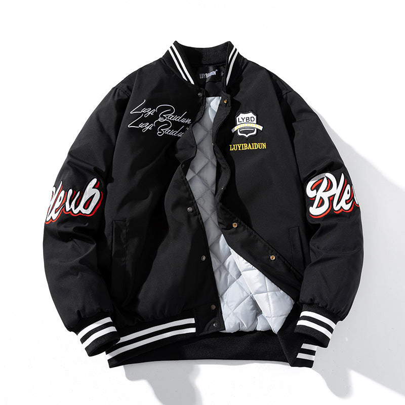 Varsity Jacket Autumn And Winter Baseball Uniform Men'S Jacket Jacket
